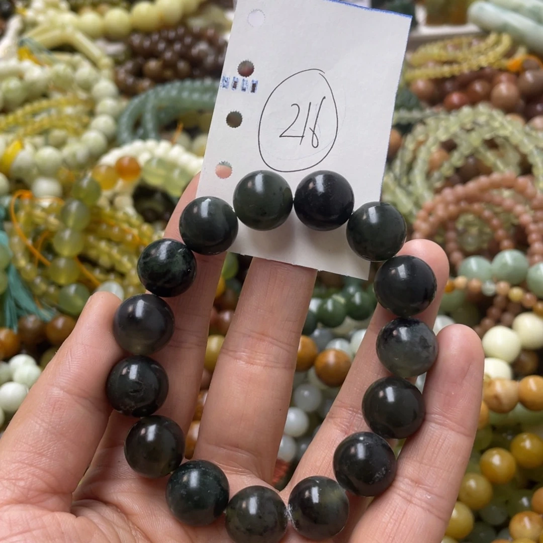 蛇纹石玉手链未镶嵌