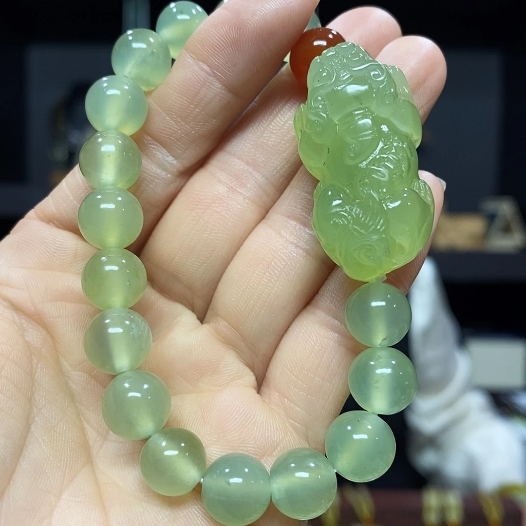 岫玉挂件吊坠手链未镶嵌