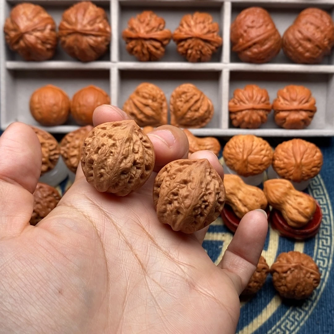 把件文玩核桃小八棱