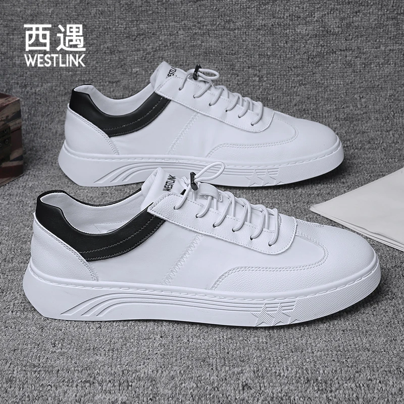 Westlink/西遇时尚休闲板鞋百搭日常户外耐磨防滑男鞋2025新款