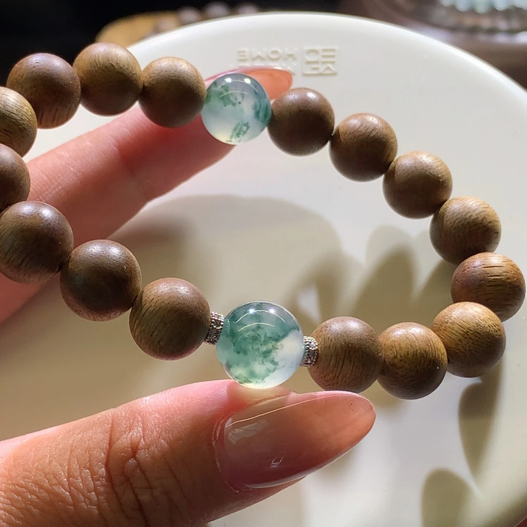 未镶嵌手串翡翠精品飘花微瑕卡12卡11