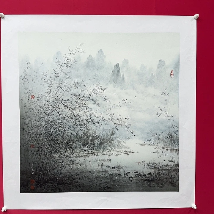 国画木春4平尺精品