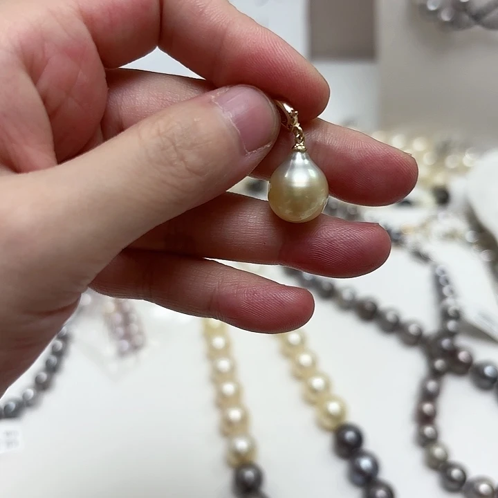 颈饰海水珍珠银S925镶嵌