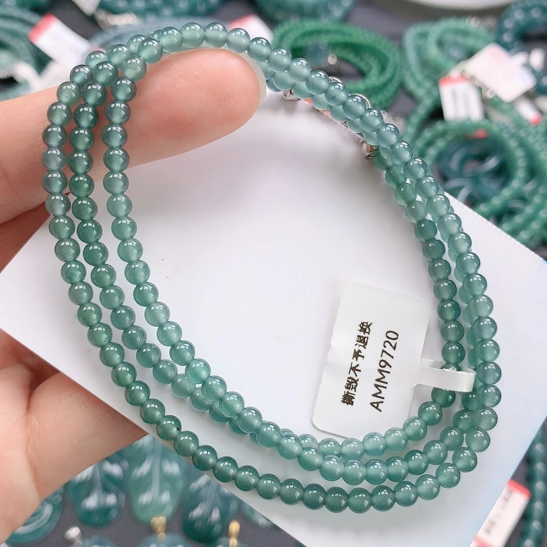 翡翠颈饰未镶嵌珠链