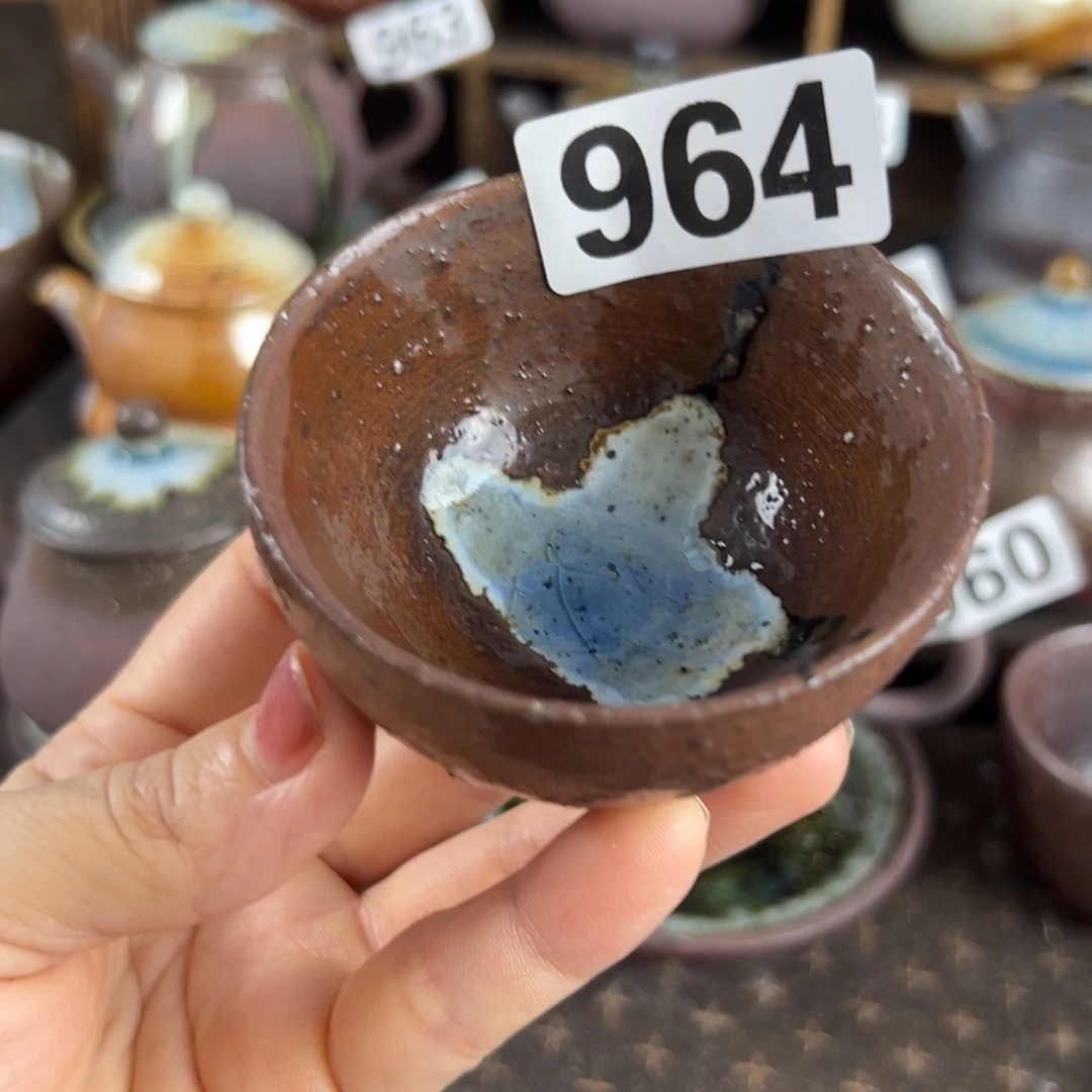 杯柴烧茶器主人杯