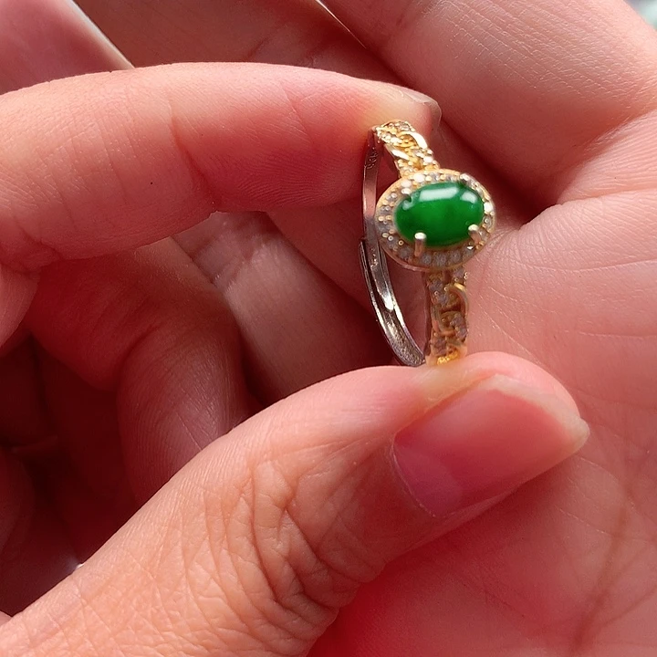 颈饰银S925镶嵌翡翠翡翠