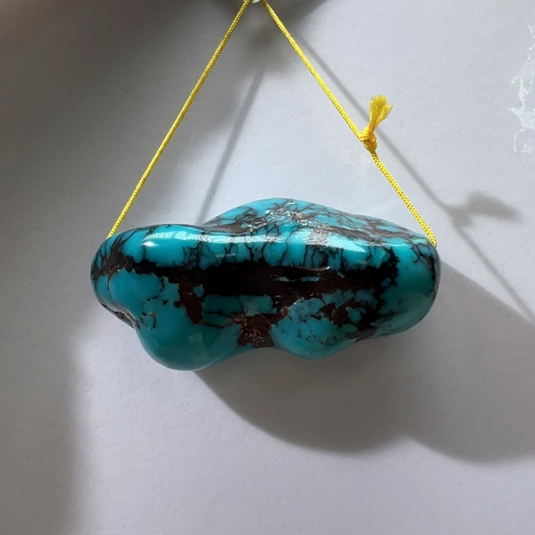 绿松石未镶嵌挂件