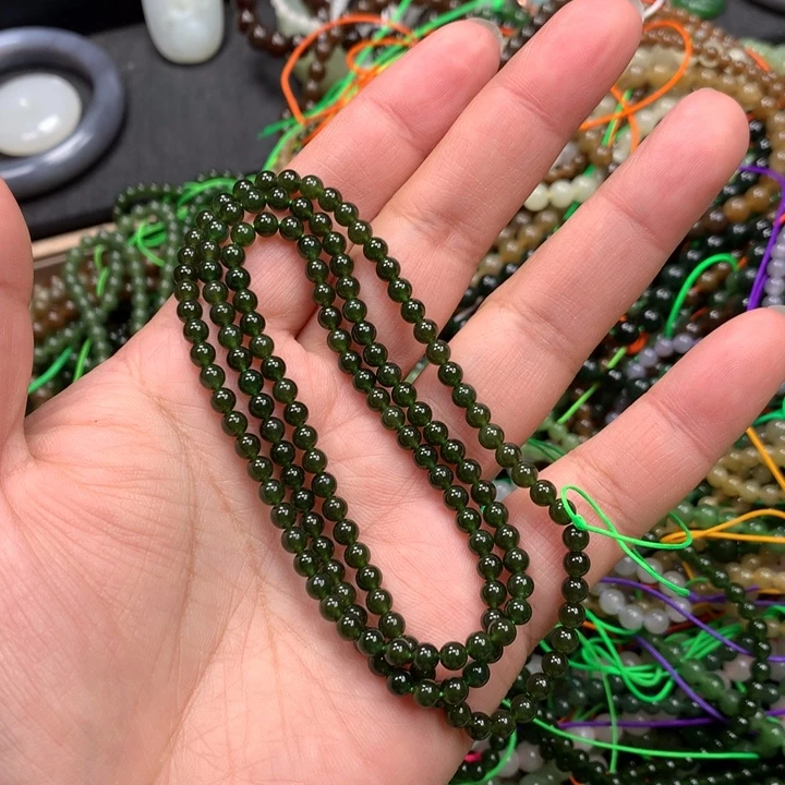 和田玉未镶嵌手链107