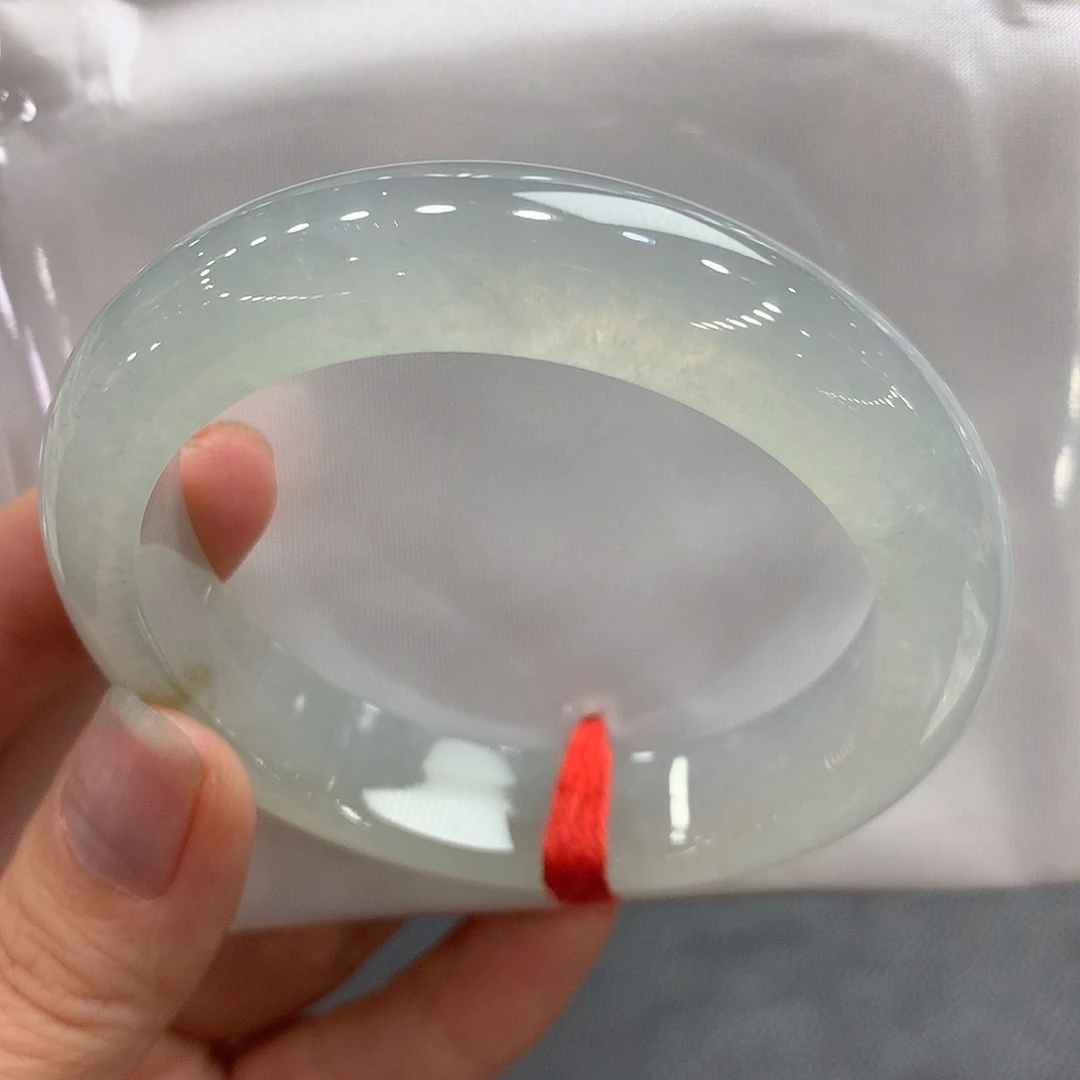 翡翠未镶嵌手镯54.8正圈