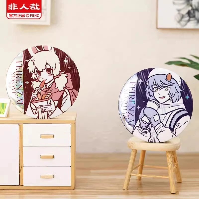 非人哉 通勤日常系列吧唧马口铁徽章盲盒动漫周边人物徽章吧唧