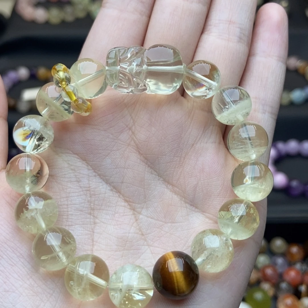 合金手链水晶黄水晶