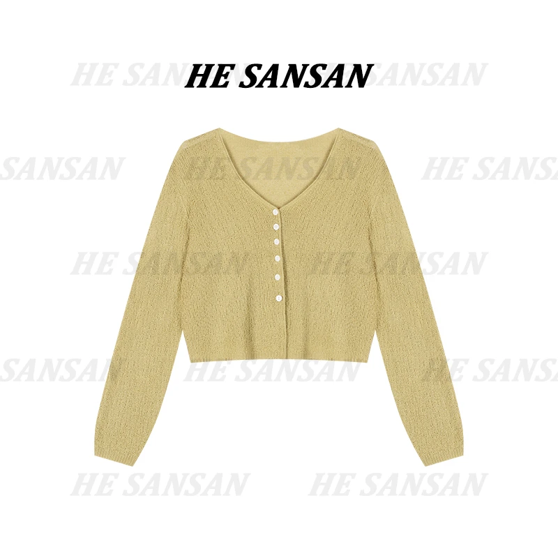 【SANSAN】气质简约百搭轻奢时尚休闲开衫外套DY-4376