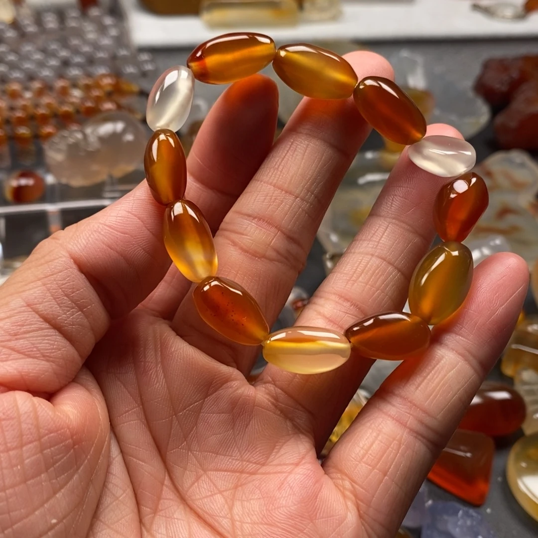 玛瑙/玉髓未镶嵌手链