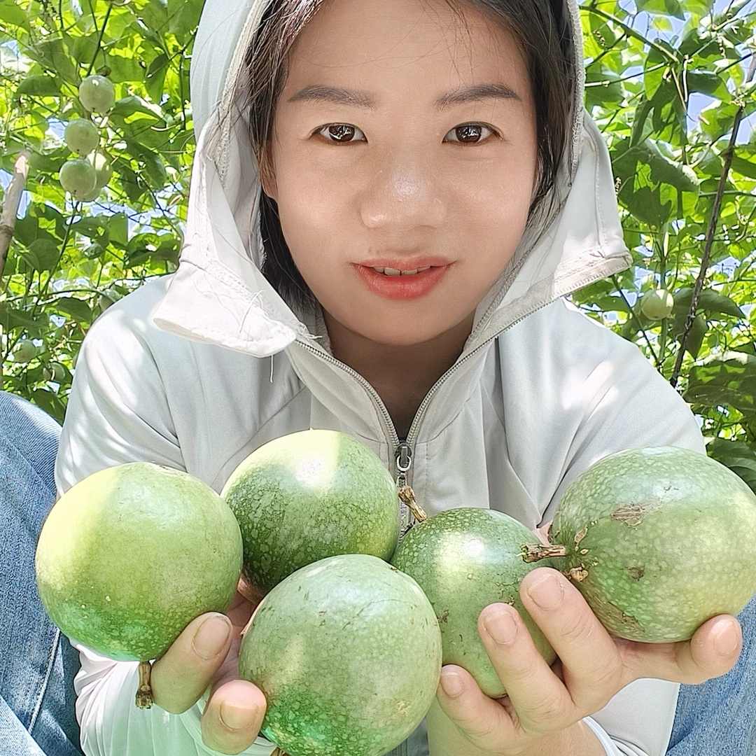 黄金视频百香果新鲜采摘维C满满现摘白香果子新鲜现摘榕江马克