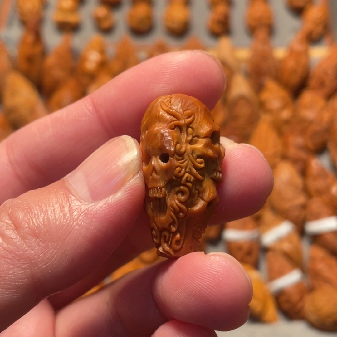 橄榄核手串/手链骷髅三通