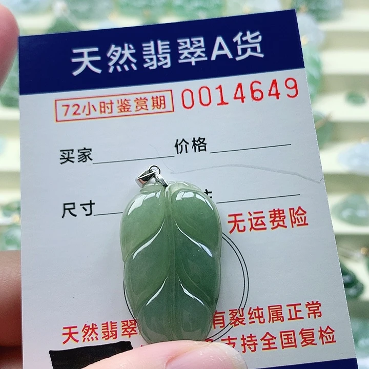 颈饰未镶嵌翡翠吊