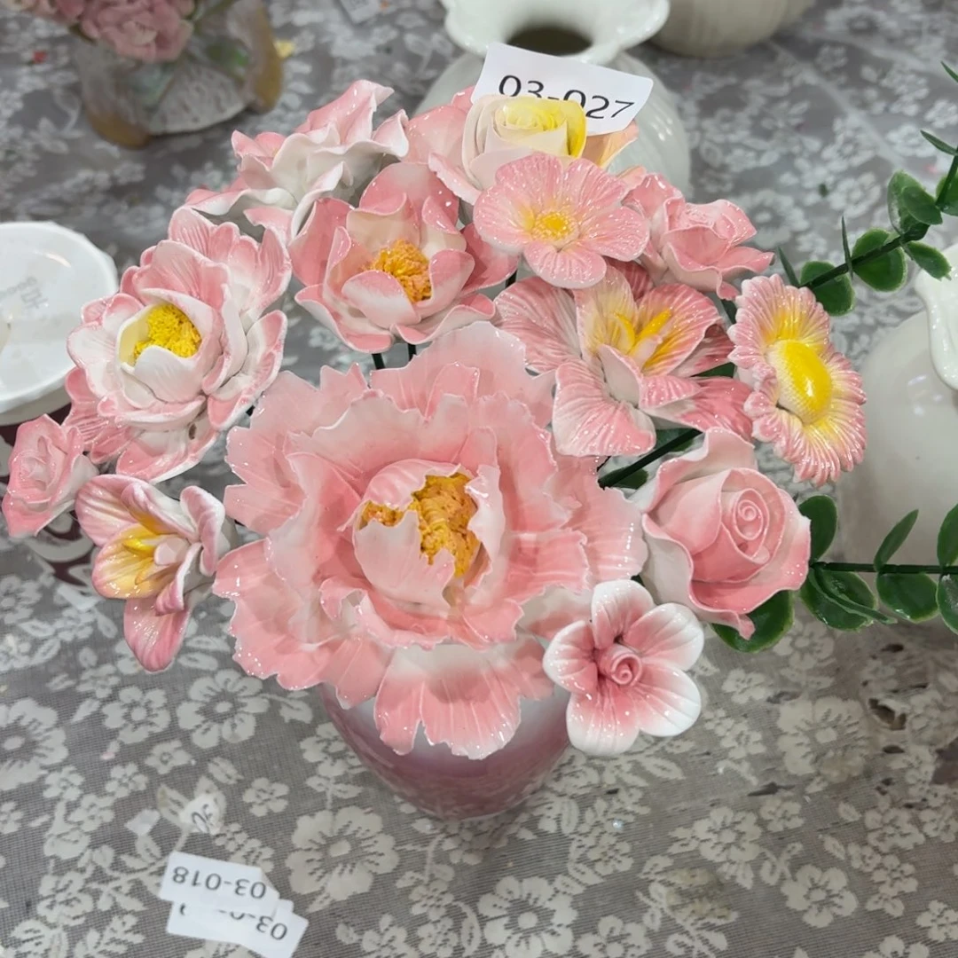 327 陶瓷花拍满20元发货退款拉黑