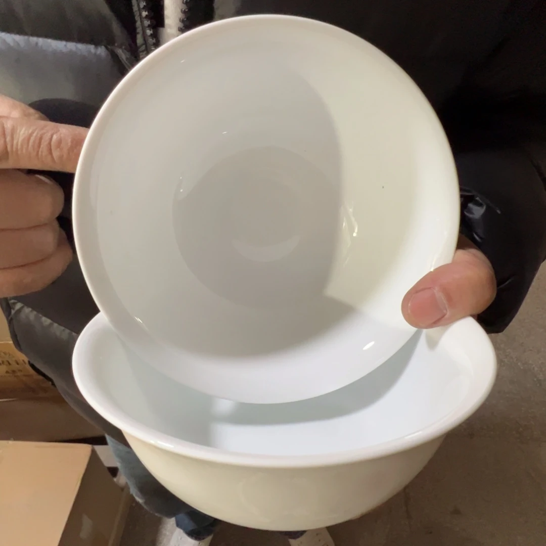 瓷景德镇高温陶瓷玉泥6.5寸2个