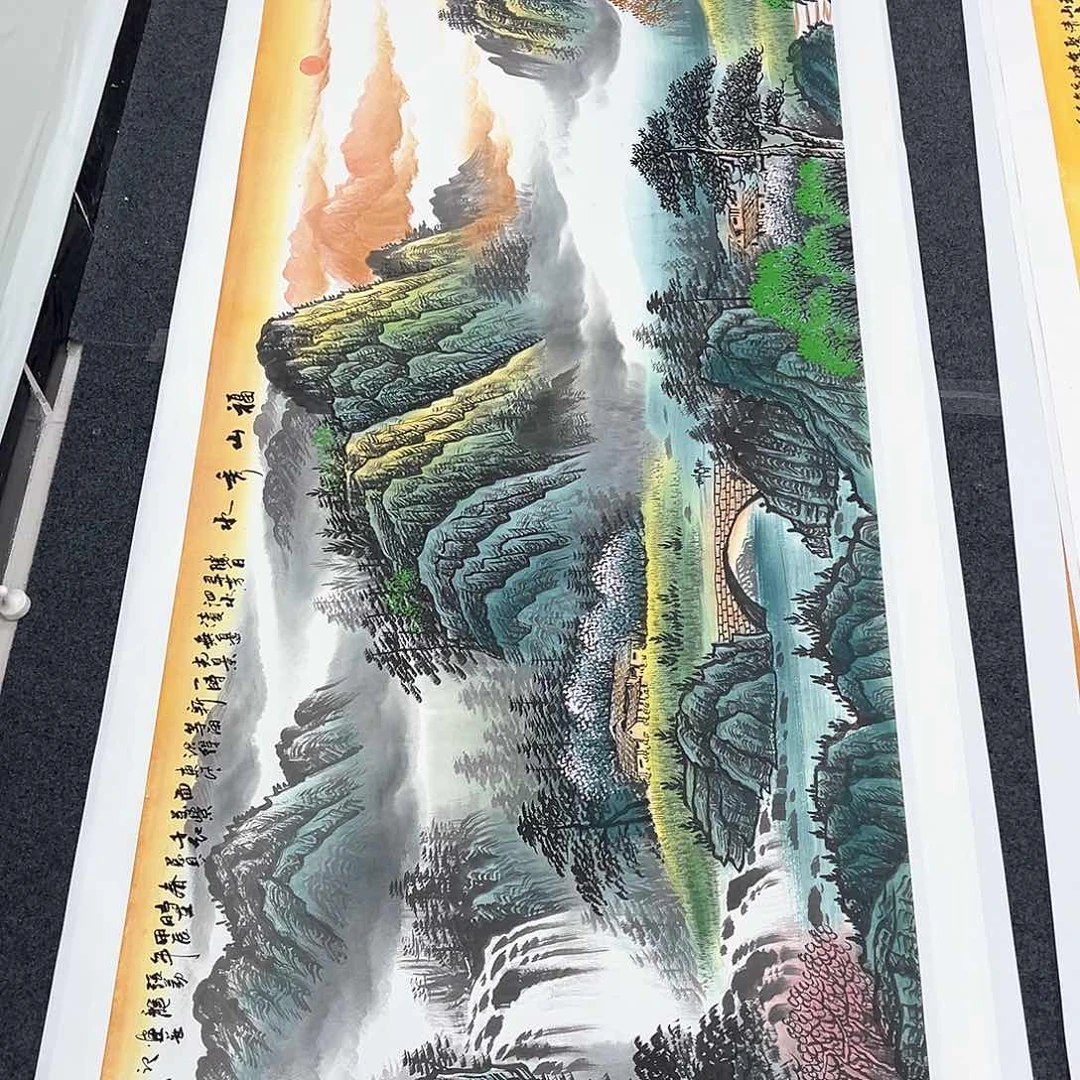 国画国画作品宣纸纯手绘