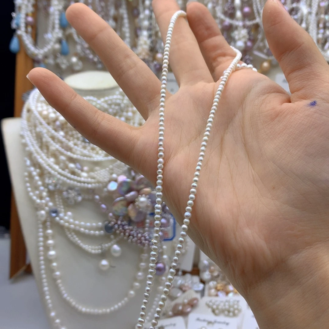 赵****合金淡水珍珠项链耳饰