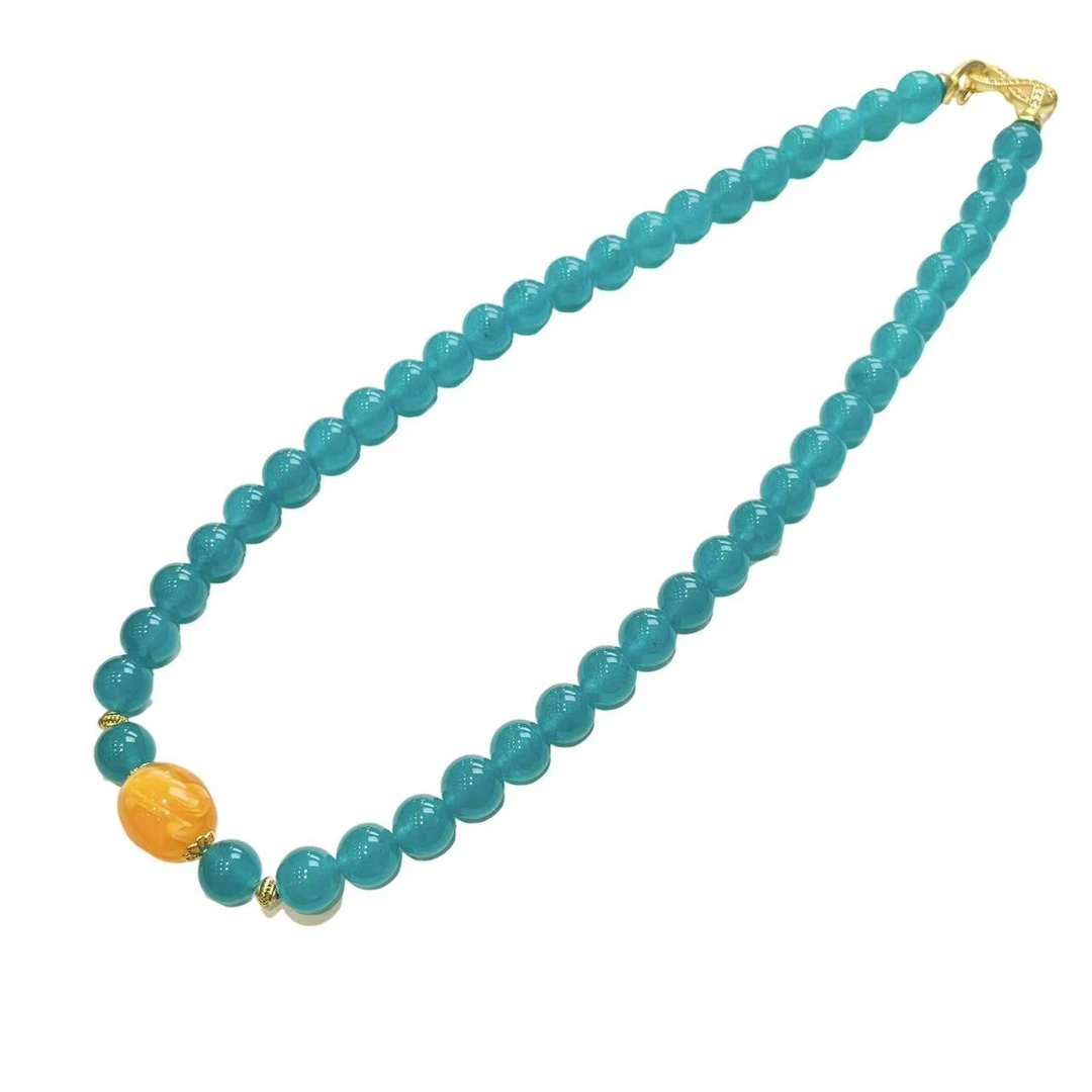 天河石项链C02-41赠礼盒(多样性发)