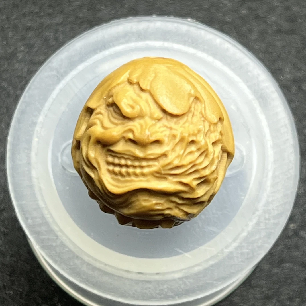 猴头雕刻单颗一念掩面恶僧，光头强料子雕刻纹路立体走色快