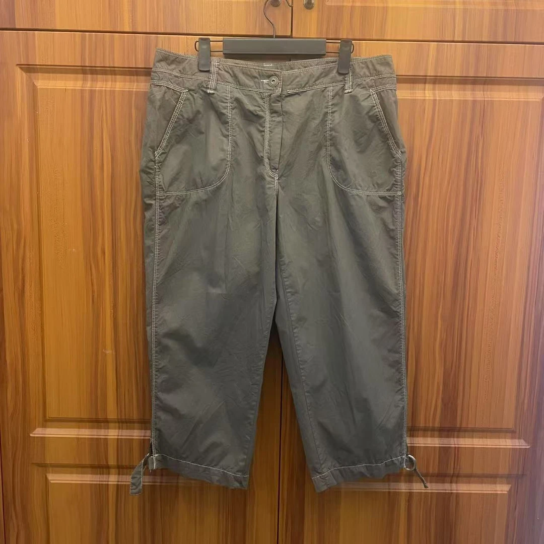 【50玫瑰】夏季高腰春季INS风阔腿裤休闲裤休闲中裤韩系