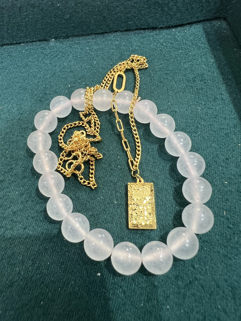 小雨专属-暴富小金砖项链