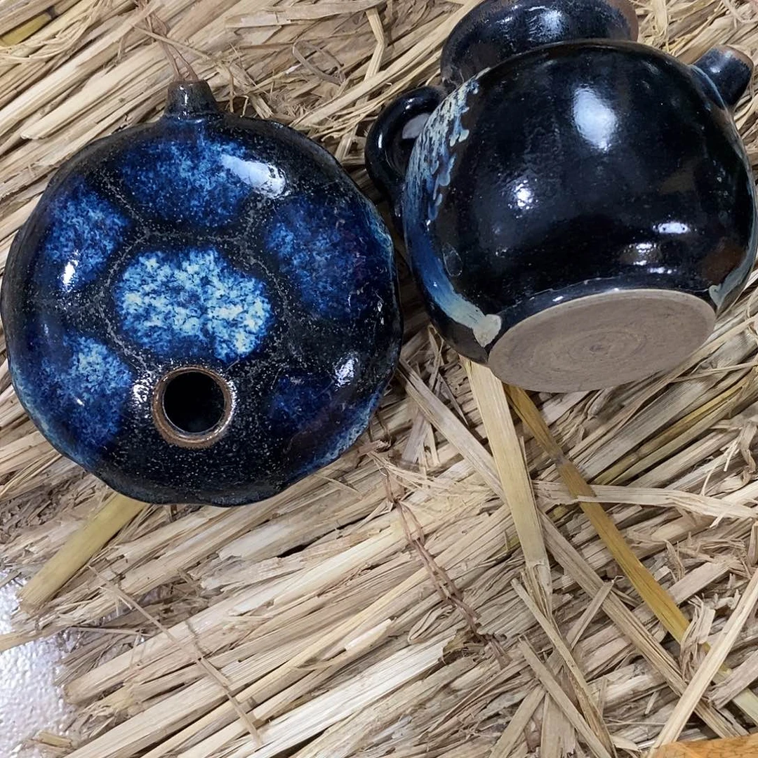 瓷片鲁山窑的倆小水盂