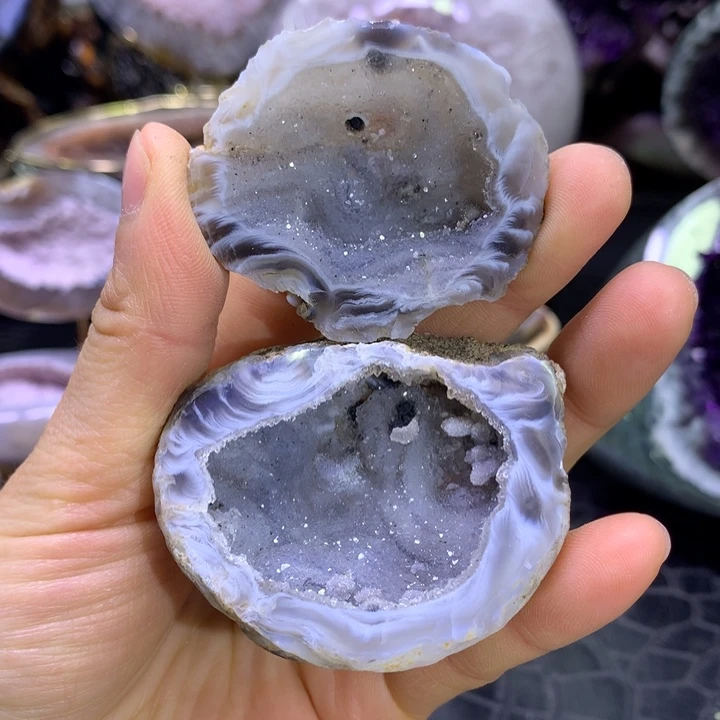 水晶蚕丝盆未镶嵌