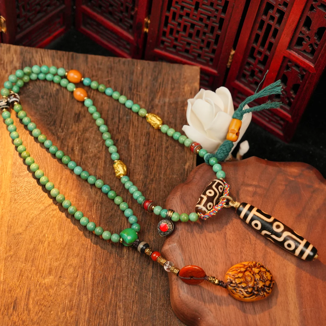 非金属树脂吊坠 九Y珠珠吊坠LDH0300017