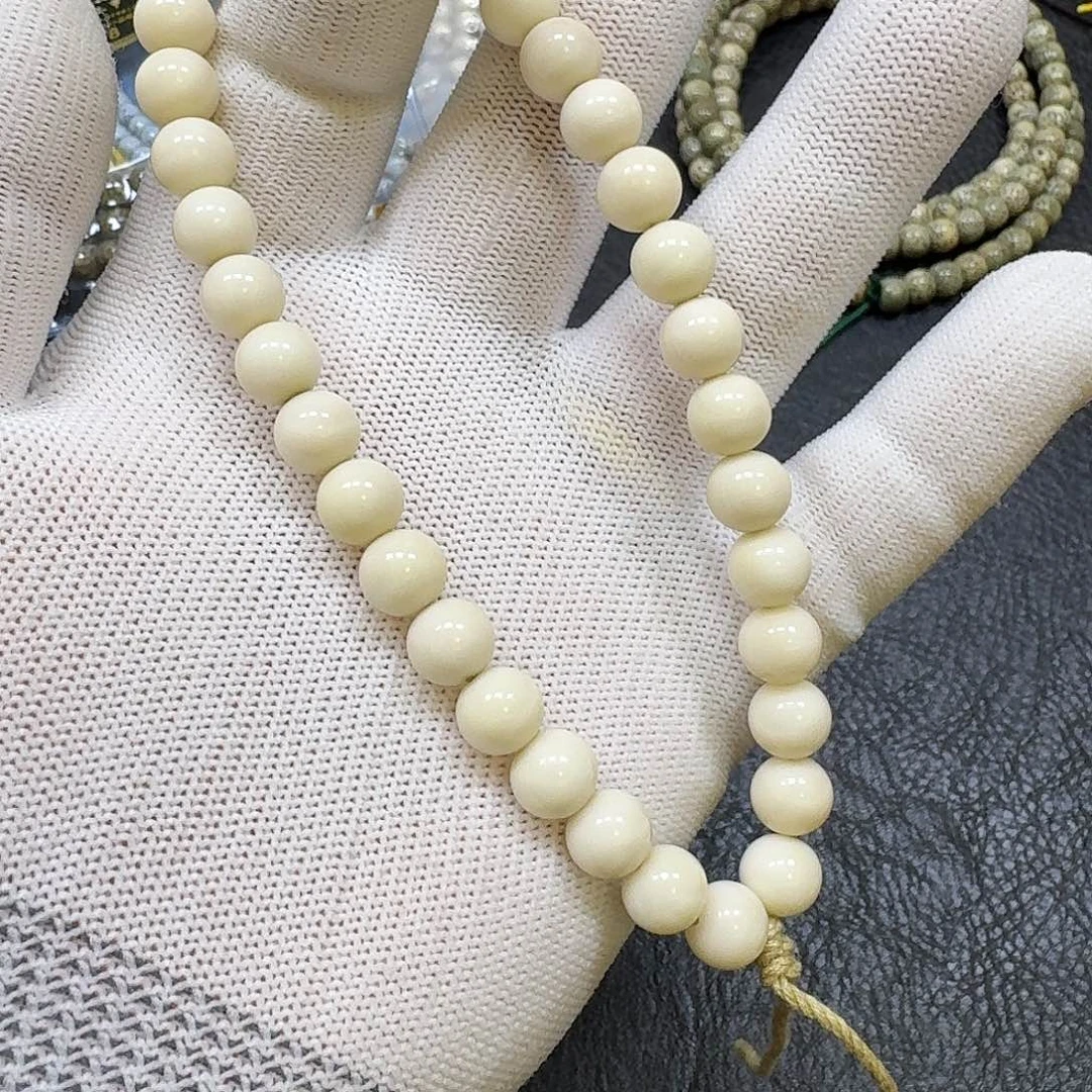 _***呀手串菩提根/象牙果9mm龙脊菩提圆珠手持