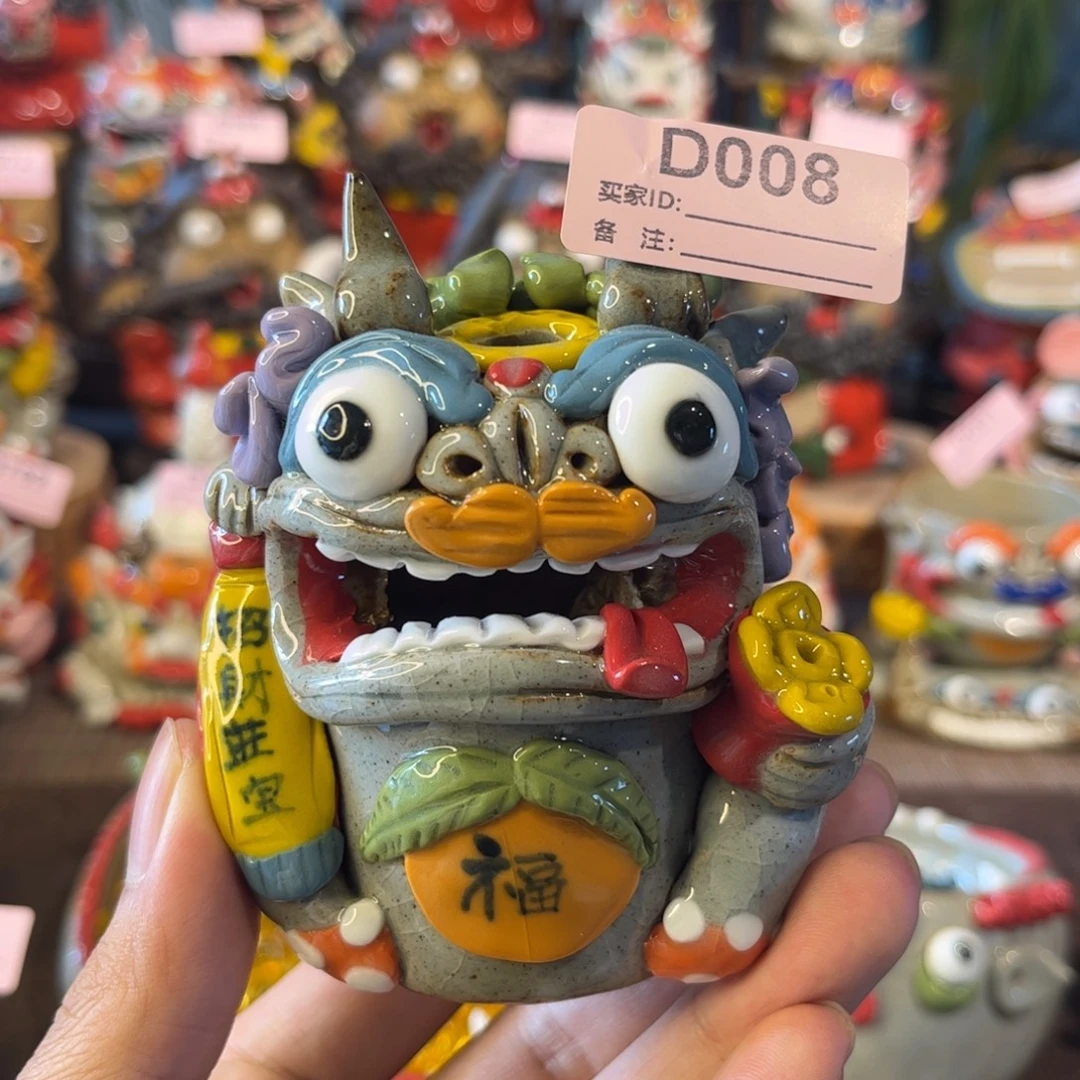 泥塑纯手工茶宠摆件