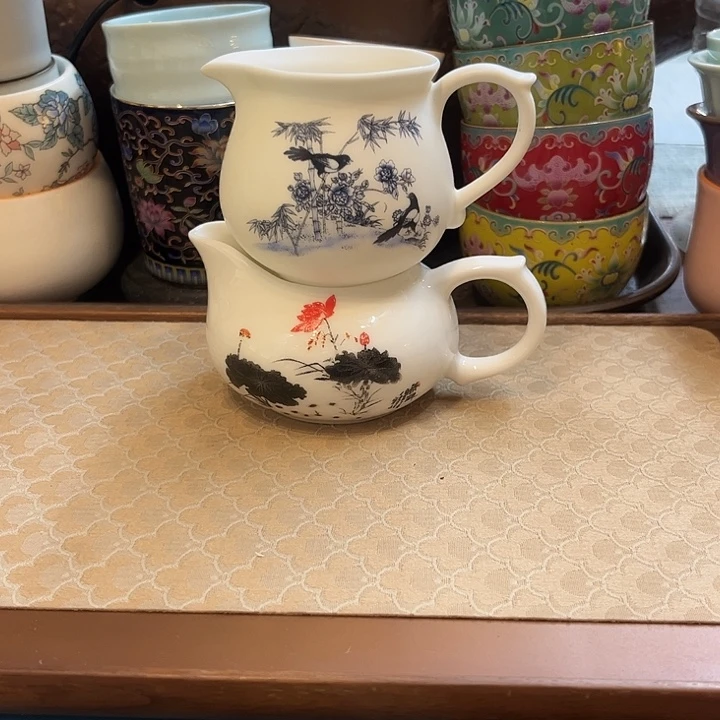 陶瓷公杯微瑕2个一组