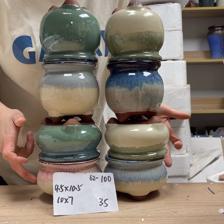 紫砂花盆多肉花盆微瑕100