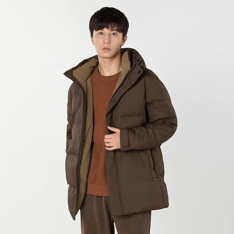 72男士中长款羽绒服外套冬季新款保暖防风日常休闲帅气百搭外套