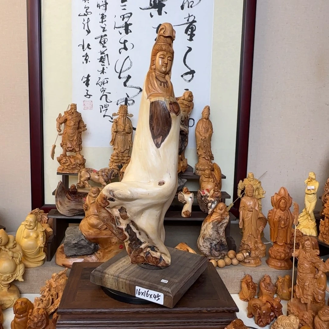 崖柏小木匠艺雕一物一拍