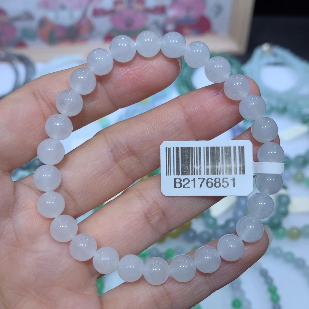 翡翠未镶嵌手链天然