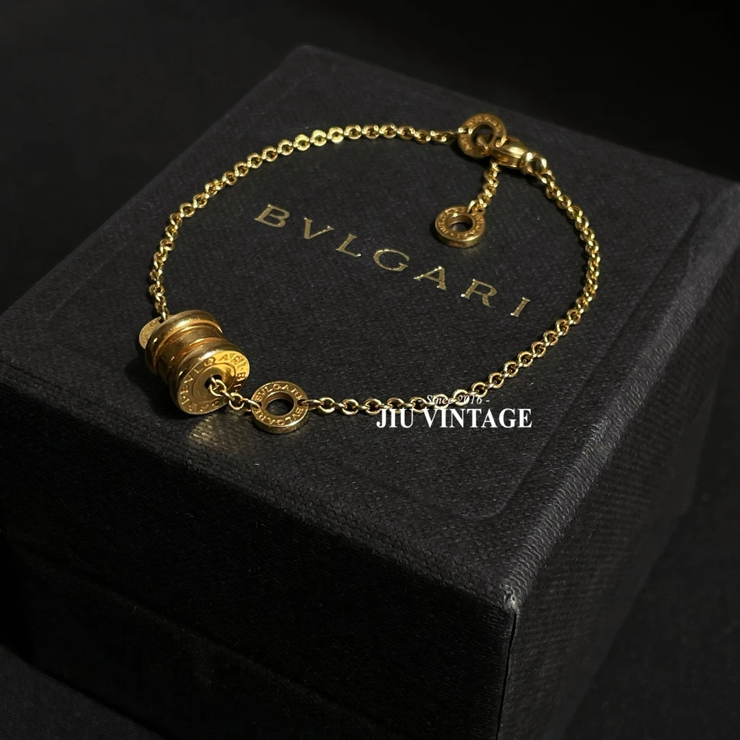 99新 BVLGARI/宝格丽 弹簧手链盒子JM10-0203