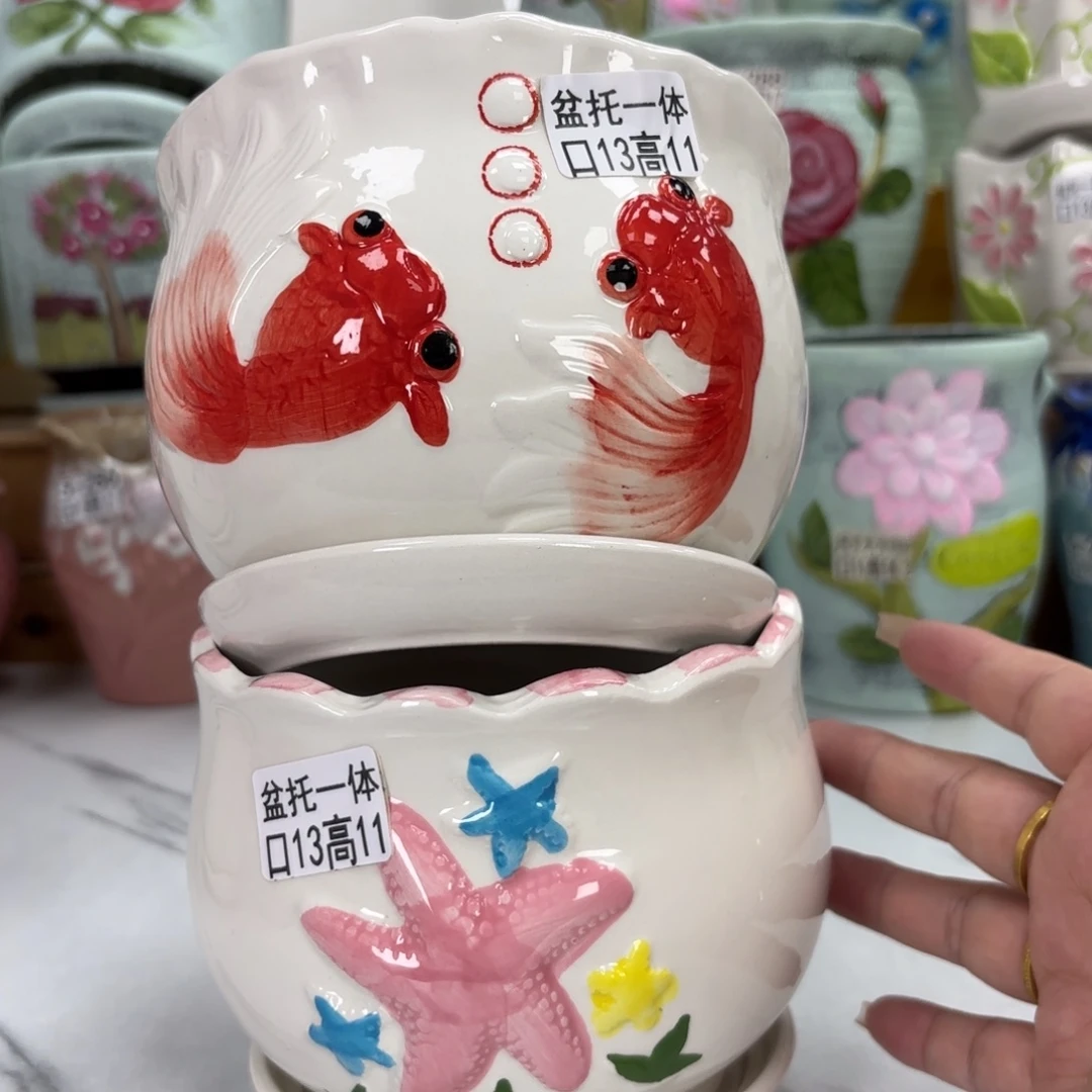@夏西陶瓷花盆@@5867586
