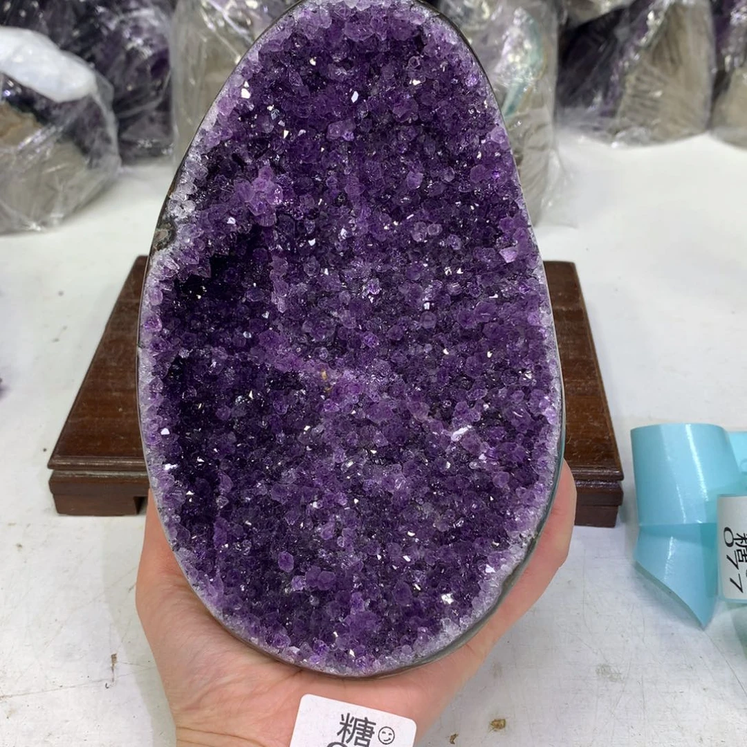 紫晶摆件未镶嵌水晶