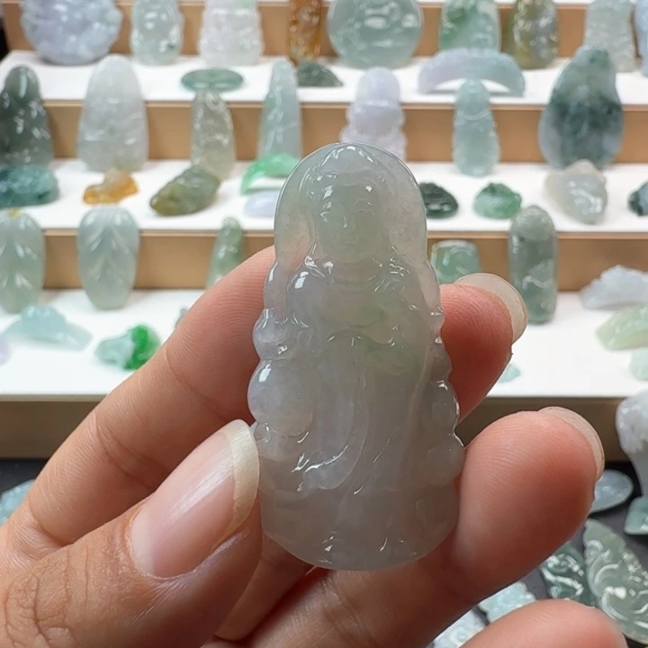 旺***包翡翠未镶嵌项链翡翠