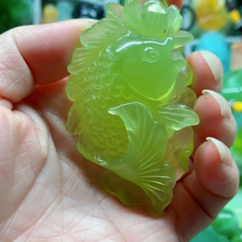 蛇纹石玉未镶嵌手把件