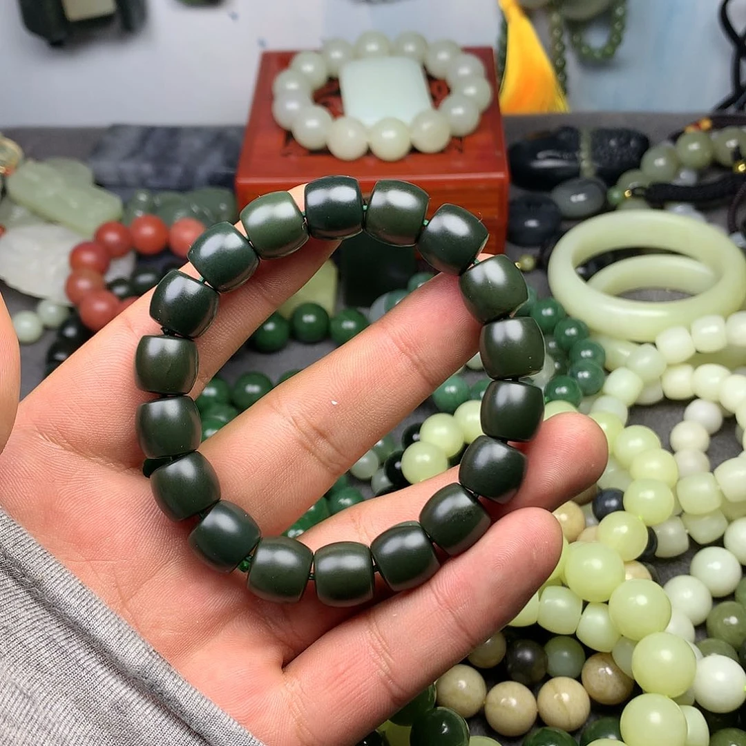 和田玉手链未镶嵌