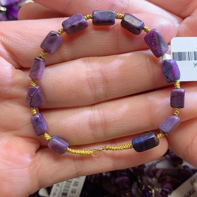 【闪购商品】苏纪石（舒俱来）手链18K金镶嵌