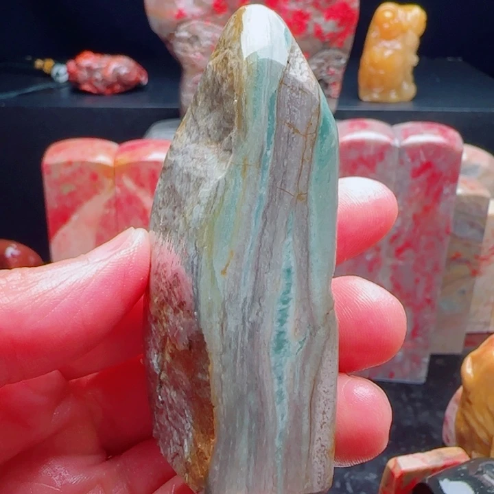 昌化石昌化源头绿印章