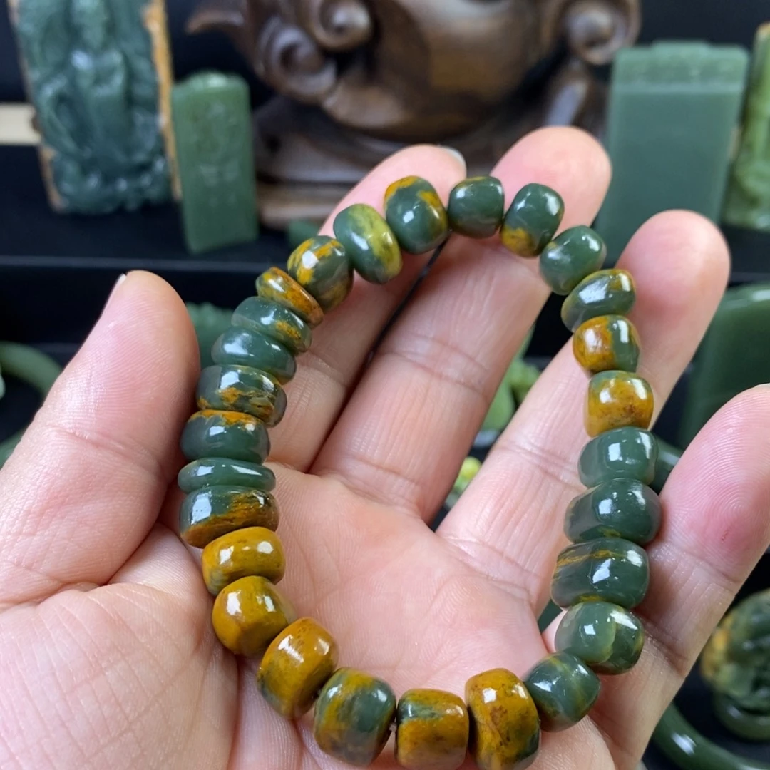 岫岩河磨玉（透闪石质玉）未镶嵌颈饰