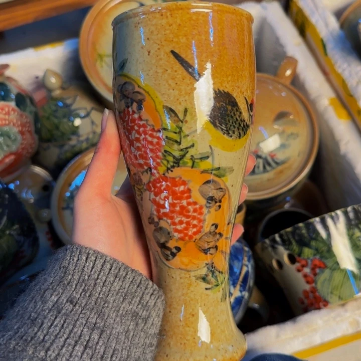 瓷片景德镇陶瓷手工手绘