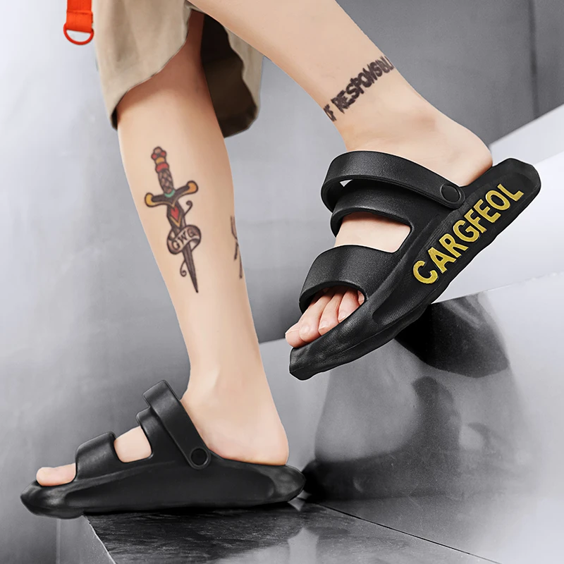2025夏季主推爆款沙滩托凉鞋开车必备潮拖鞋国潮防滑增高拖鞋凉鞋
