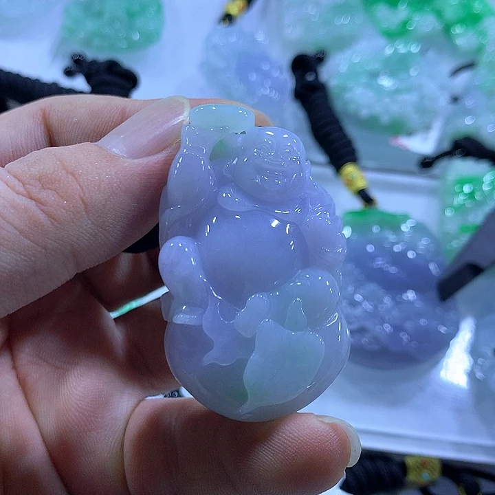 翡翠未镶嵌颈饰天然翡翠A货吊坠